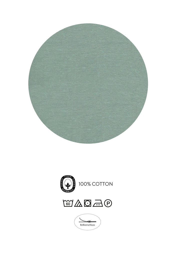 biberna Melange-Flanell Bettwäsche 155x200/220 cm + 80x80 cm