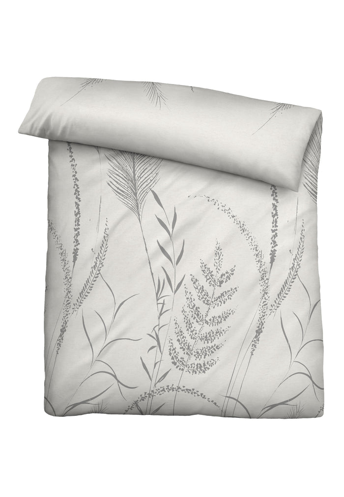 biberna Melange-Flanell Bettwäsche 155x200/220 cm + 80x80 cm