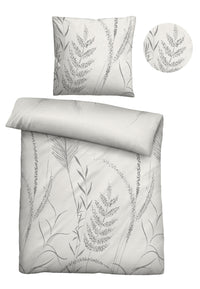 biberna Melange-Flanell Bettwäsche 155x200/220 cm + 80x80 cm