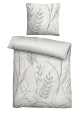 biberna Melange-Flanell Bettwäsche 155x200/220 cm + 80x80 cm