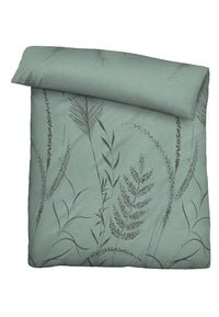 biberna Melange-Flanell Bettwäsche 155x200/220 cm + 80x80 cm