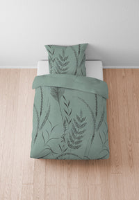 biberna Melange-Flanell Bettwäsche 155x200/220 cm + 80x80 cm