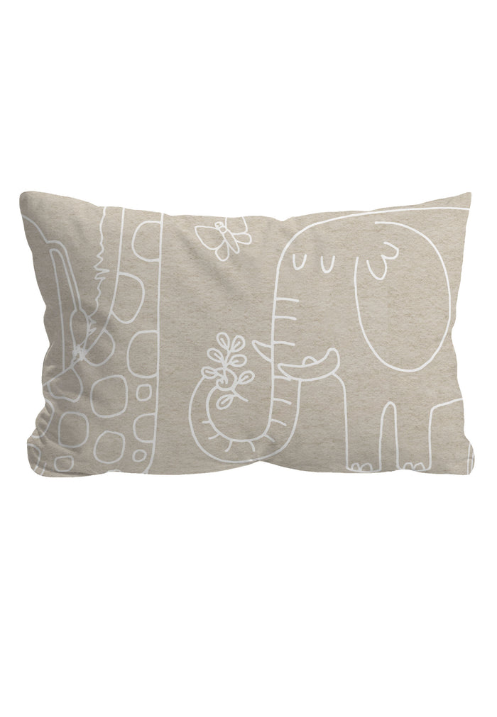 biberna Melange-Flanell Bettwäsche 100x135 cm + 40x60 cm