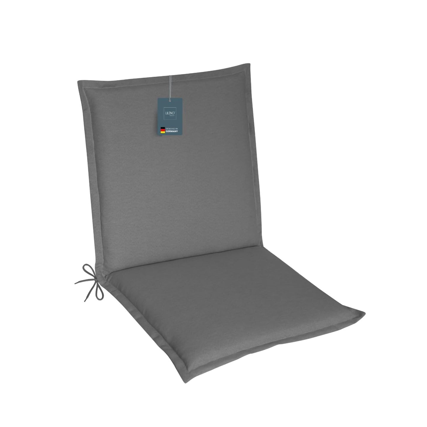 Niedriglehnerauflage 1er Set MALTA - Gartenstuhl Auflage, bequeme Sitzauflage für Gartenmöbel, Stuhlkissen