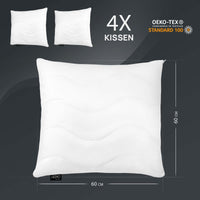 Kopfkissen - gestepptes Kissen in verschiedenen Größen - Made in Germany