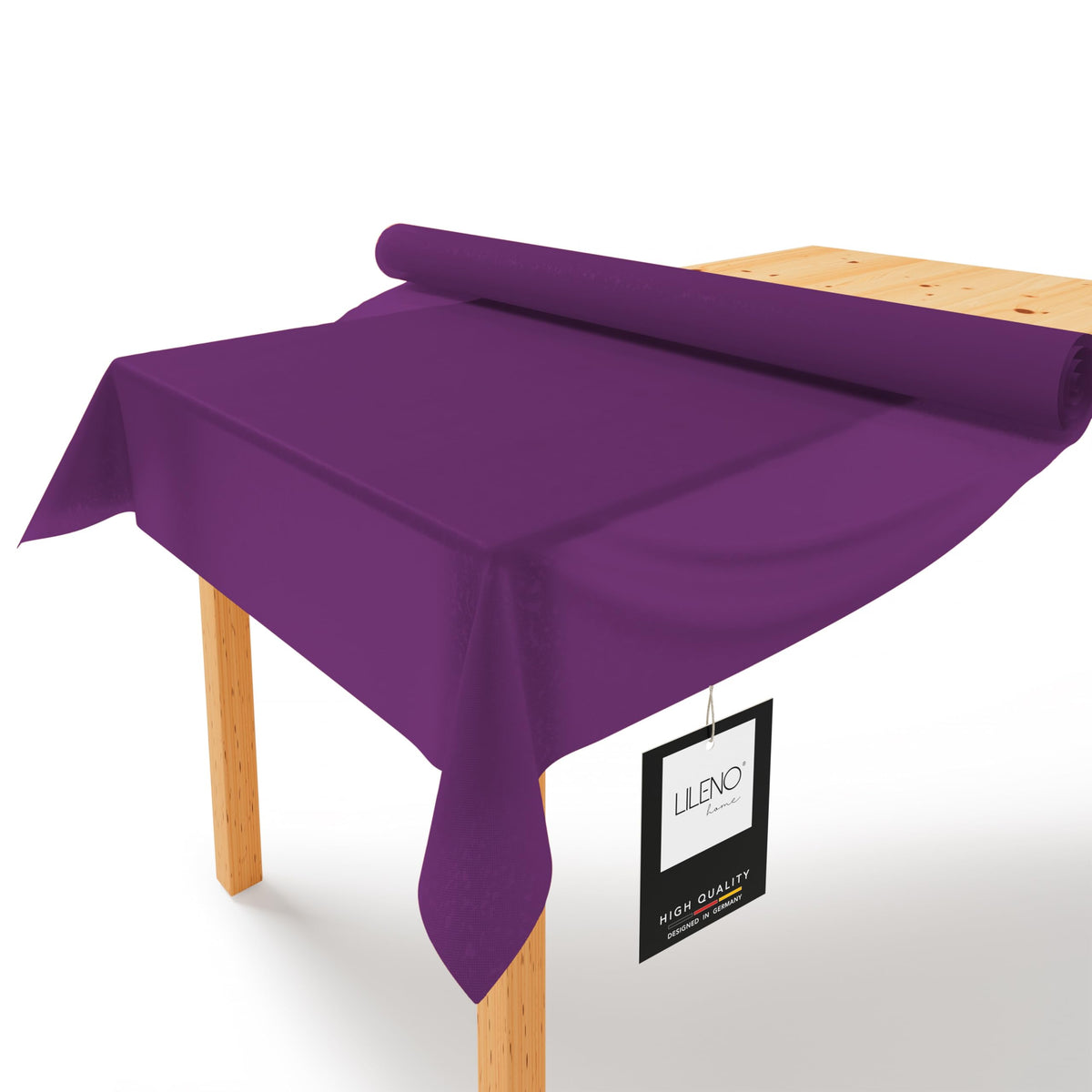 Amscan International Tischdecke In Metallic-Lila – 137 X 259 Cm, Waschbar Und Wiederverwendbar Für Feste Und Partys Metallische Tischdecke Violett