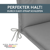 Hochlehnerauflage Gartenstuhl Auflage 2er Set FLORENCE, bequeme Sitzauflage für Gartenmöbel, Stuhlkissen