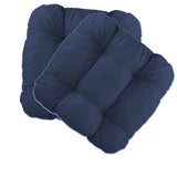 Stuhlkissen LISA CAPRI 2er Set - Sitzkissen für Gartenstuhl, Küchenstuhl oder Esszimmerstuhl