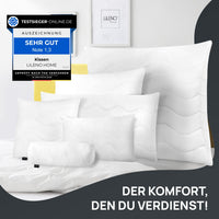 Kopfkissen - gestepptes Kissen in verschiedenen Größen - Made in Germany