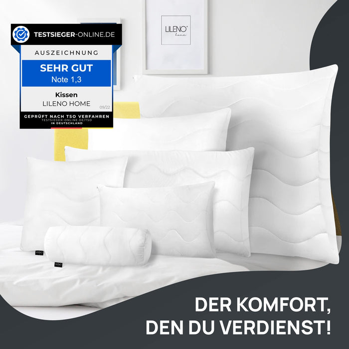 Kopfkissen - gestepptes Kissen in verschiedenen Größen - Made in Germany