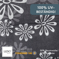 Polsterauflage Niedriglehner 2er Set, bequeme Sitzauflage für Gartenstühle, Stuhlkissen