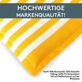 Niedriglehnerauflage 2er Set MALTA - Gartenstuhl Auflage, bequeme Sitzauflage für Gartenmöbel, Stuhlkissen