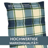 Hochlehnerauflage Gartenstuhl Auflage 2er Set FLORENCE, bequeme Sitzauflage für Gartenmöbel, Stuhlkissen