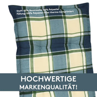 Hochlehnerauflage Gartenstuhl Auflage 2er Set FLORENCE, bequeme Sitzauflage für Gartenmöbel, Stuhlkissen