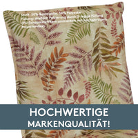 Niedriglehnerauflage 2er Set MARBELLA - Gartenstuhl Auflage, bequeme Sitzauflage für Gartenmöbel, Stuhlkissen