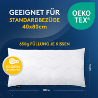 Kopfkissen - gestepptes Kissen in verschiedenen Größen - Made in Germany