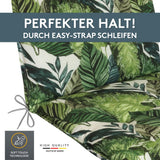 Niedriglehnerauflage 2er Set MARBELLA - Gartenstuhl Auflage, bequeme Sitzauflage für Gartenmöbel, Stuhlkissen
