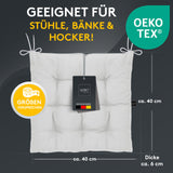 Stuhlkissen Linda Fiume 1er Set - Sitzkissen für Gartenstuhl, Küchenstuhl oder Esszimmerstuhl