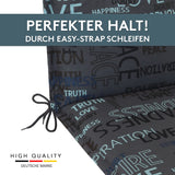 Polsterauflage Niedriglehner 2er Set, bequeme Sitzauflage für Gartenstühle, Stuhlkissen