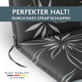 Polsterauflage Niedriglehner 2er Set, bequeme Sitzauflage für Gartenstühle, Stuhlkissen