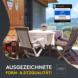 Stuhlkissen LISA CAPRI 6er Set - Sitzkissen für Gartenstuhl, Küchenstuhl oder Esszimmerstuhl