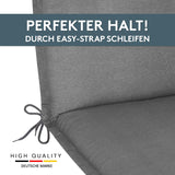 Polsterauflage Niedriglehner 2er Set, bequeme Sitzauflage für Gartenstühle, Stuhlkissen