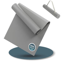 Yogamatte Gymnastikmatte 180x60 cm inkl. Tragegurt, rutschfeste Fitnessmatte