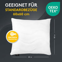 Kopfkissen - gestepptes Kissen in verschiedenen Größen - Made in Germany