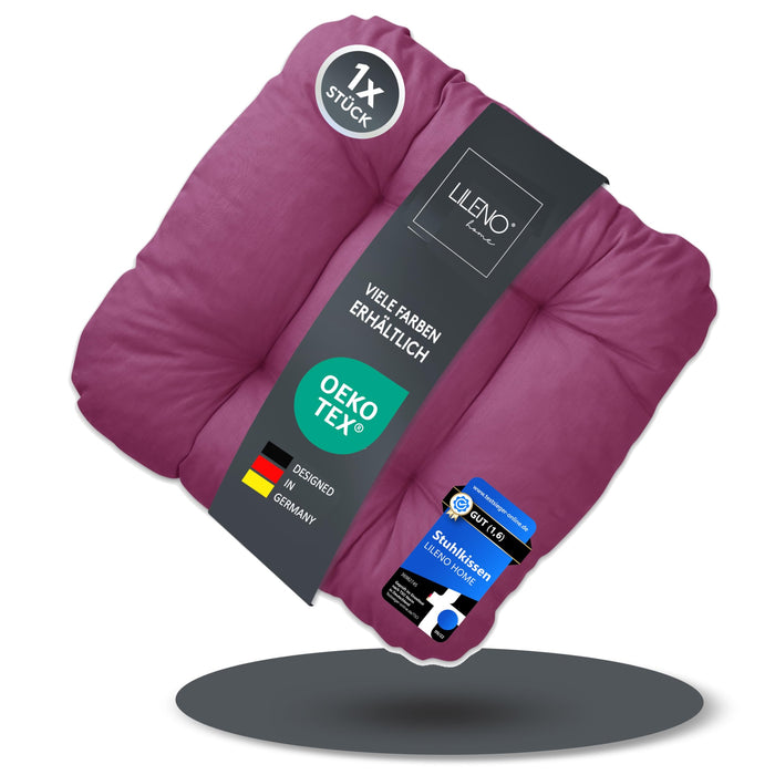 Stuhlkissen LISA CAPRI 1er Set - Sitzkissen für Gartenstuhl, Küchenstuhl oder Esszimmerstuhl