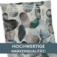 Hochlehnerauflage 2er Set MARBELLA - Gartenstuhl Auflage, bequeme Sitzauflage für Gartenmöbel, Stuhlkissen