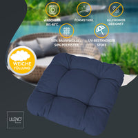 Stuhlkissen LISA CAPRI 1er Set - Sitzkissen für Gartenstuhl, Küchenstuhl oder Esszimmerstuhl