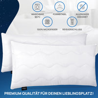 Kopfkissen - gestepptes Kissen in verschiedenen Größen - Made in Germany