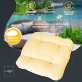 Stuhlkissen LISA CAPRI 6er Set - Sitzkissen für Gartenstuhl, Küchenstuhl oder Esszimmerstuhl
