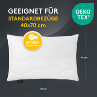 Kopfkissen - gestepptes Kissen in verschiedenen Größen - Made in Germany