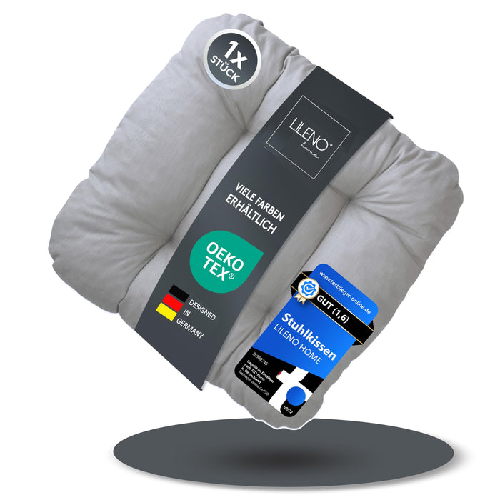 Stuhlkissen LISA CAPRI 1er Set - Sitzkissen für Gartenstuhl, Küchenstuhl oder Esszimmerstuhl