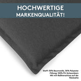 Hochlehnerauflage 2er Set MALTA - Gartenstuhl Auflage, bequeme Sitzauflage für Gartenmöbel, Stuhlkissen