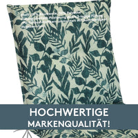 Hochlehnerauflage 2er Set MARBELLA - Gartenstuhl Auflage, bequeme Sitzauflage für Gartenmöbel, Stuhlkissen