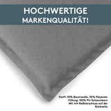 Niedriglehnerauflage 2er Set MALTA - Gartenstuhl Auflage, bequeme Sitzauflage für Gartenmöbel, Stuhlkissen