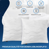 Kopfkissen - gestepptes Kissen in verschiedenen Größen - Made in Germany