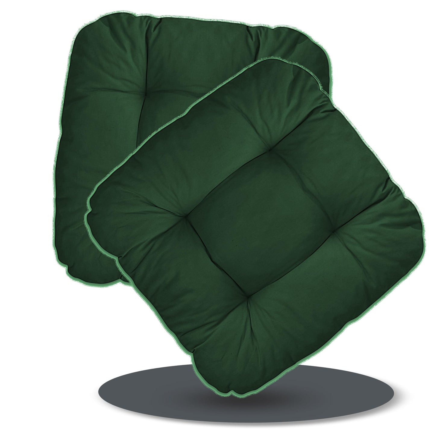 Stuhlkissen LISA CAPRI 2er Set - Sitzkissen für Gartenstuhl, Küchenstuhl oder Esszimmerstuhl