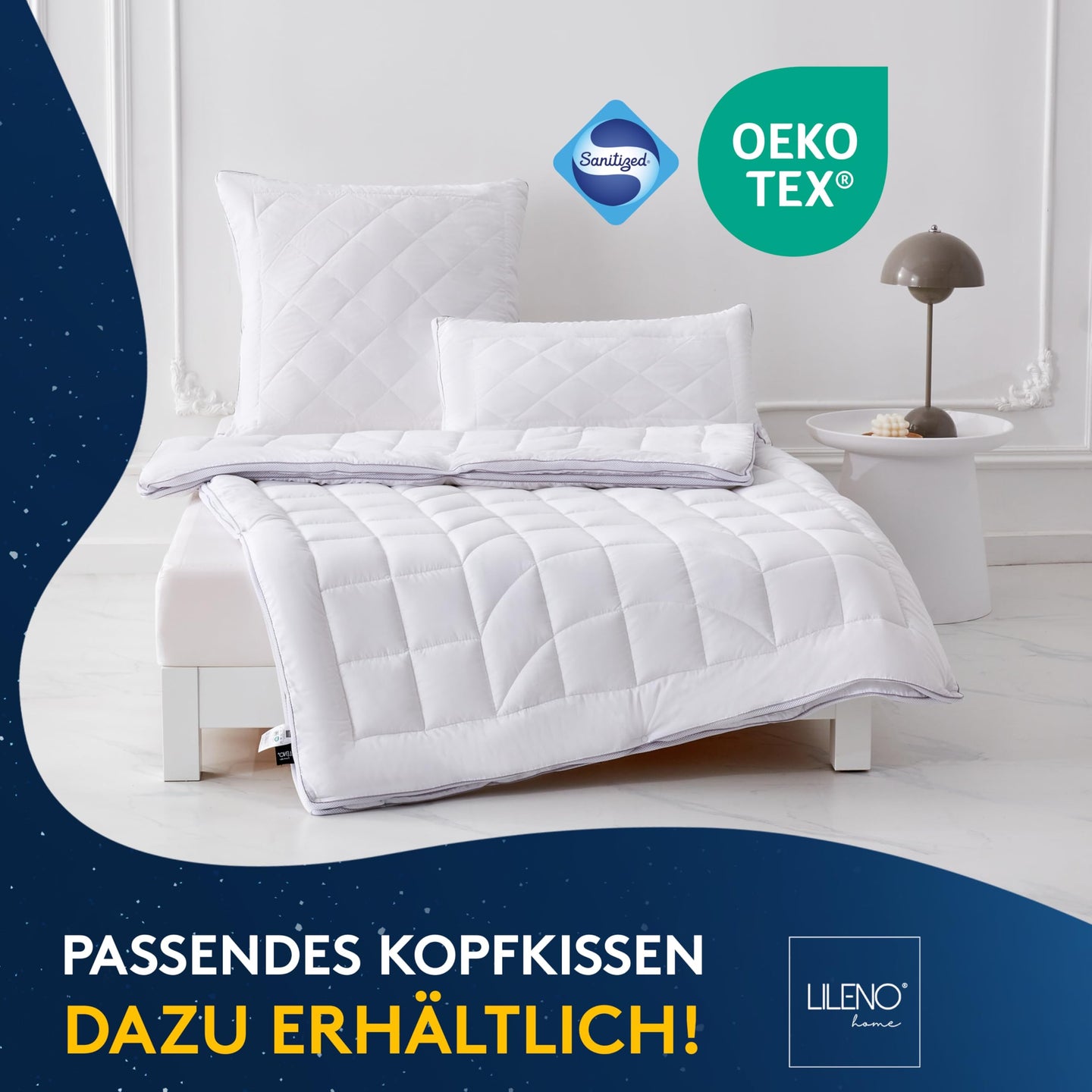 Premium Winterdecke mit CoolComfort Klimanetz - in verschiedenen Größen und optional mit Kissen
