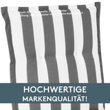 Polsterauflage Niedriglehner 2er Set, bequeme Sitzauflage für Gartenstühle, Stuhlkissen