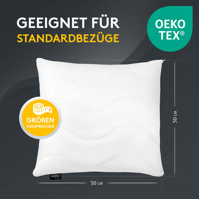 Kopfkissen - gestepptes Kissen in verschiedenen Größen - Made in Germany