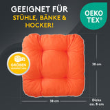 Stuhlkissen LISA CAPRI 1er Set - Sitzkissen für Gartenstuhl, Küchenstuhl oder Esszimmerstuhl