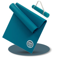 Yogamatte Gymnastikmatte 180x60 cm inkl. Tragegurt, rutschfeste Fitnessmatte