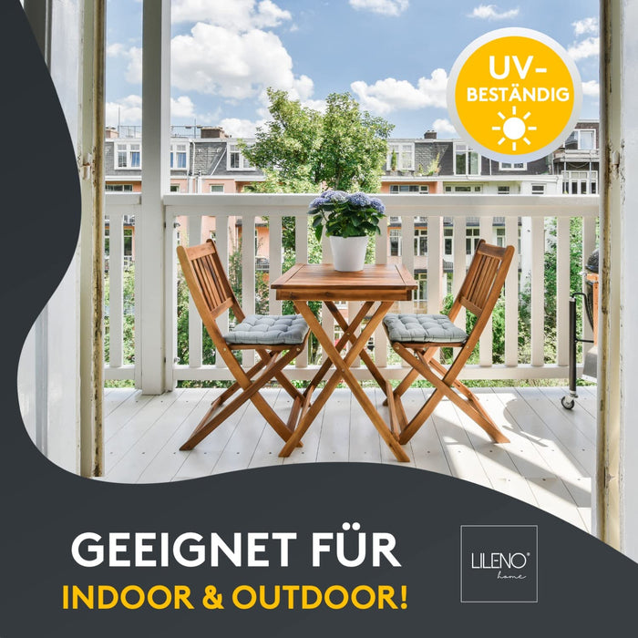 Stuhlkissen LISA CAPRI 1er Set - Sitzkissen für Gartenstuhl, Küchenstuhl oder Esszimmerstuhl