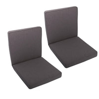 Niedriglehnerauflage 2er Set DUBAI - Gartenstuhl Auflage, bequeme Sitzauflage für Gartenmöbel, Stuhlkissen