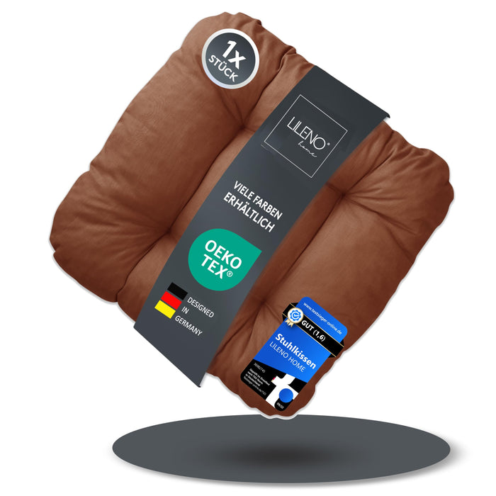 Stuhlkissen LISA CAPRI 1er Set - Sitzkissen für Gartenstuhl, Küchenstuhl oder Esszimmerstuhl