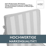 Niedriglehnerauflage 2er Set DUBAI - Gartenstuhl Auflage, bequeme Sitzauflage für Gartenmöbel, Stuhlkissen