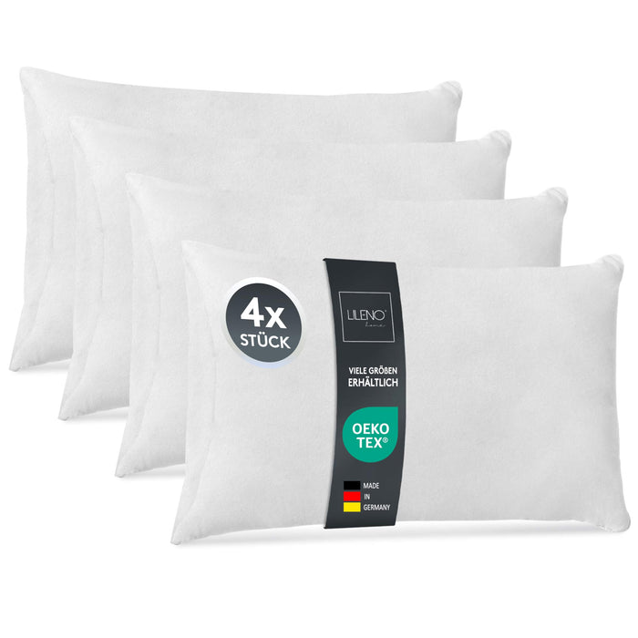 LILENO HOME 4er Set Kissenfüllung 40x40 cm
